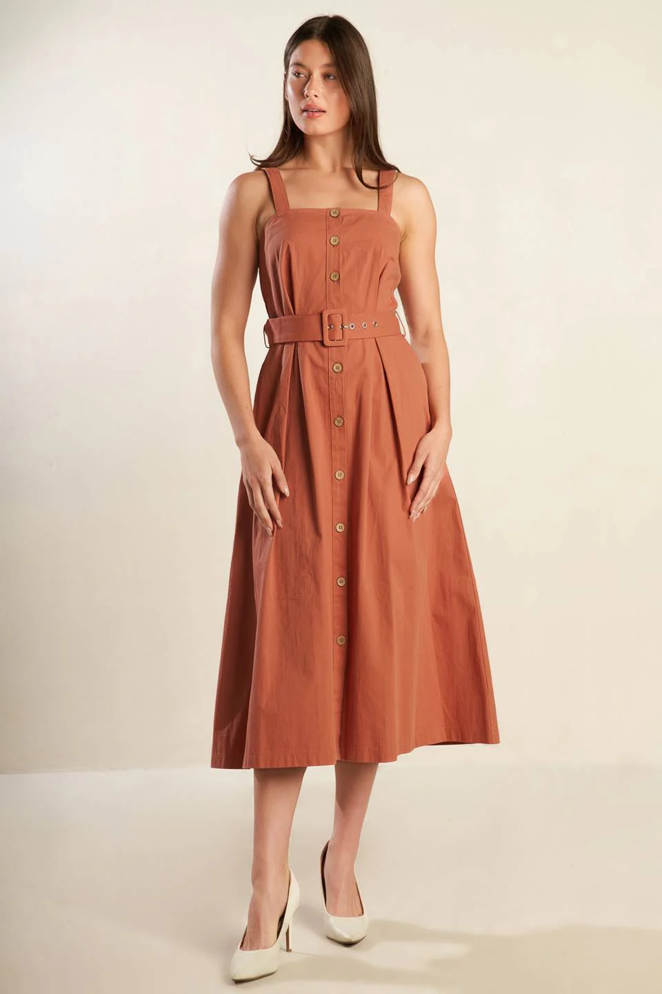 CALIFORNIA DREAMING BUTTON DOWN DRESS - Image 10