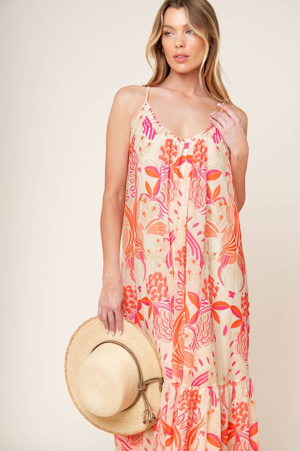 SECRET GARDEN MAXI DRESS - PINK - FINAL SALE - Image 6