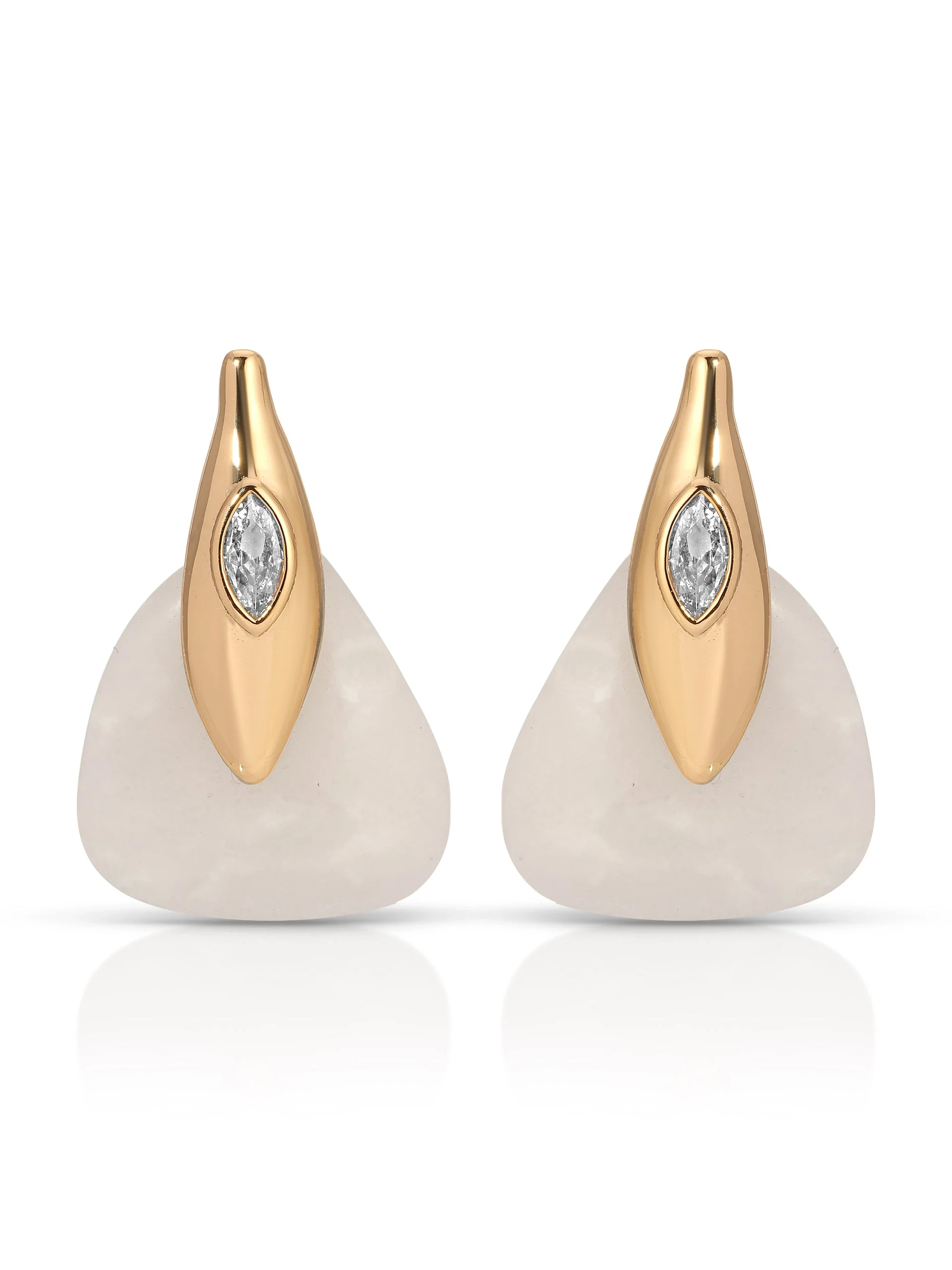 Solstice Earrings in Bone